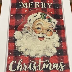 Outdoor Santa Christmas Garden Flag
